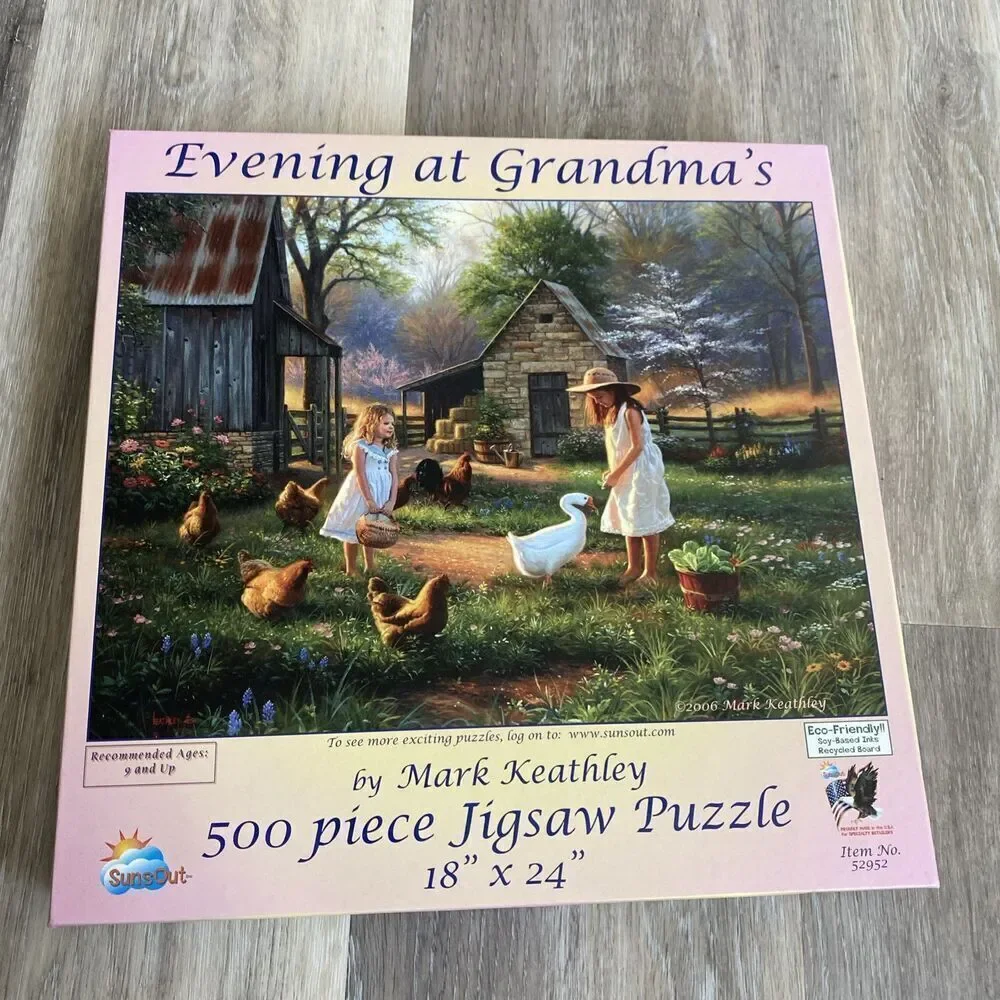 Sunsout evening at grandma's 500 pc jigsaw puzzle 18